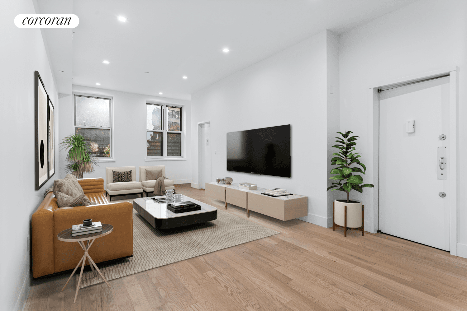 Expansive Full Floor 2 Bedroom Loft in Prime Soho Step directly from the elevator into this stunning 1, 412 square foot, full floor loft located in the heart of Soho.