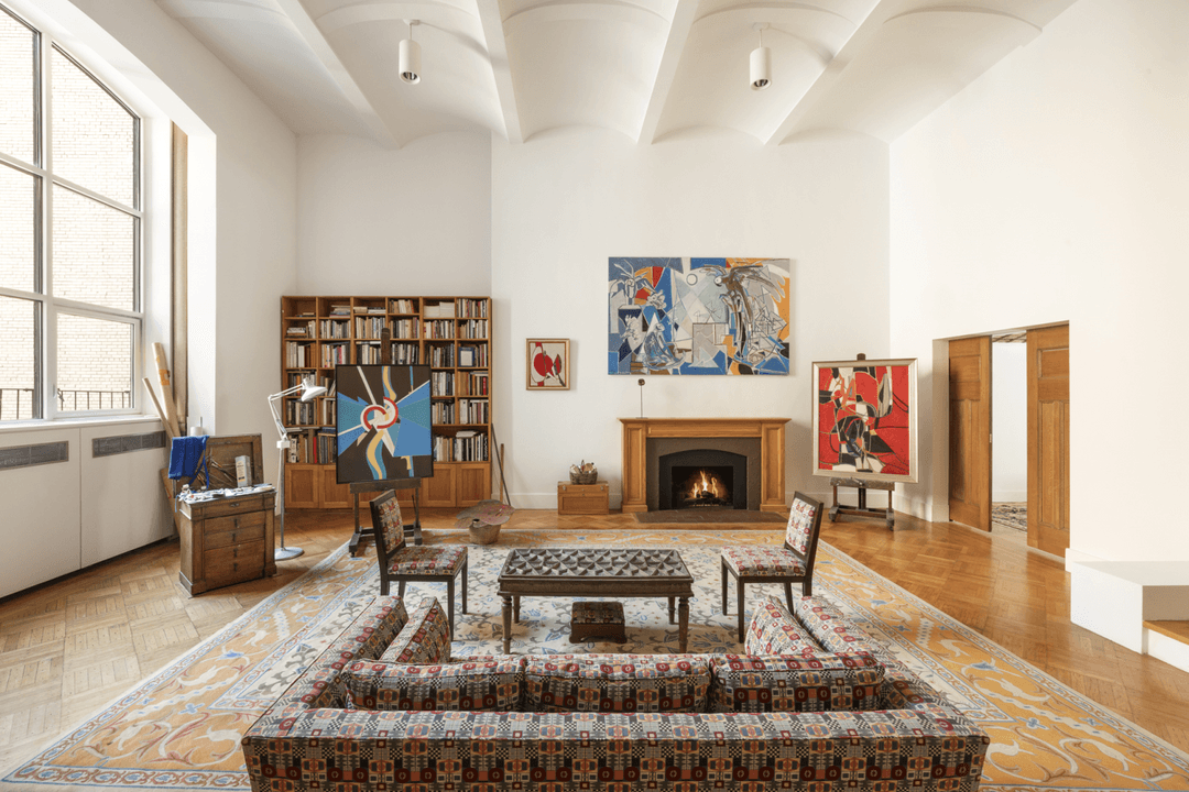 Step into a living work of art at 27 West 67th Street, a distinguished duplex once home to acclaimed French painter Fran oise Gilot.
