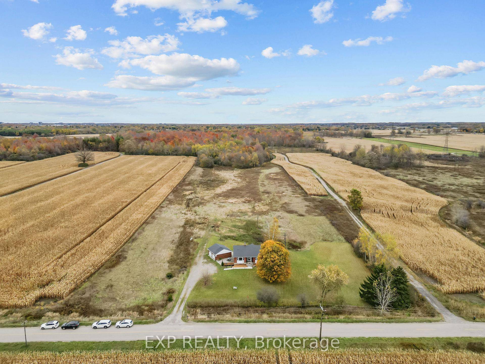 Discover peaceful country living just minutes from city conveniences at 4708 Murray Road, set on over 11 acres southwest of Lambeth.