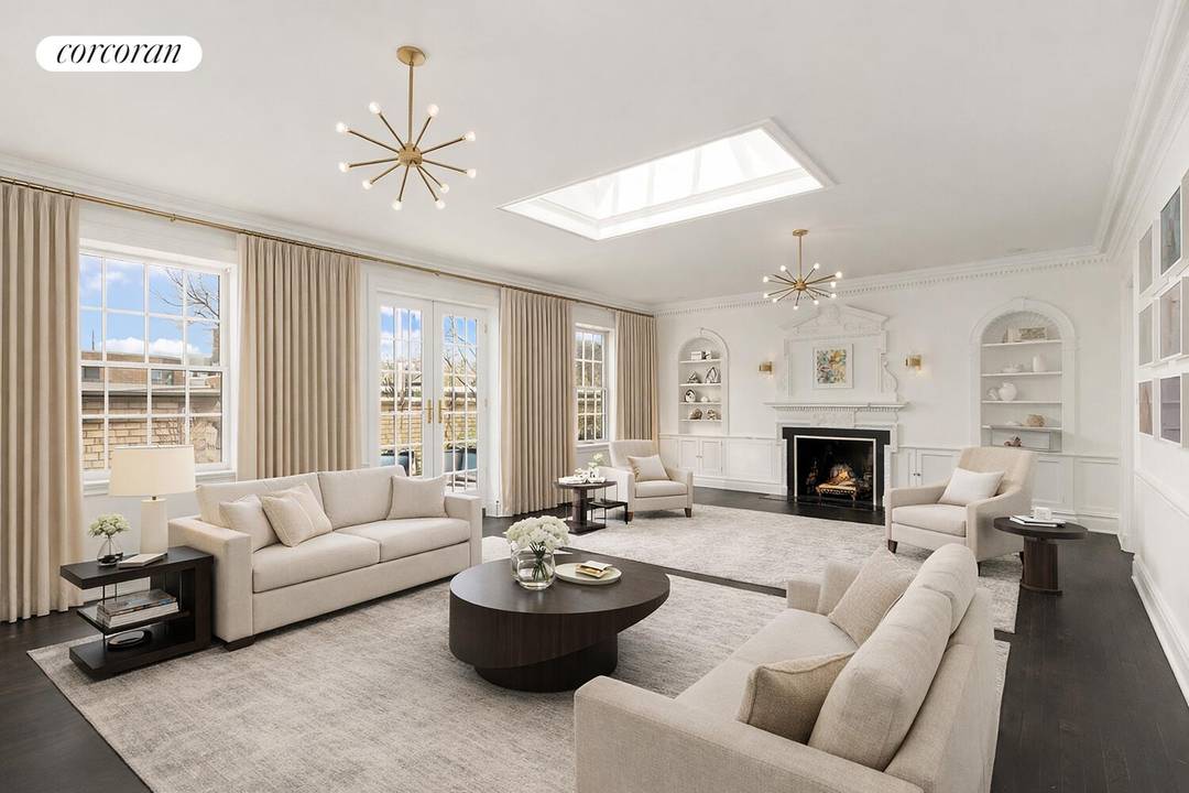 Crowning 1035 Park Avenue, this full floor Park Avenue penthouse unfolds onto expansive wraparound terraces from every principal room, creating a rare sense of light, privacy, and seamless indoor outdoor ...