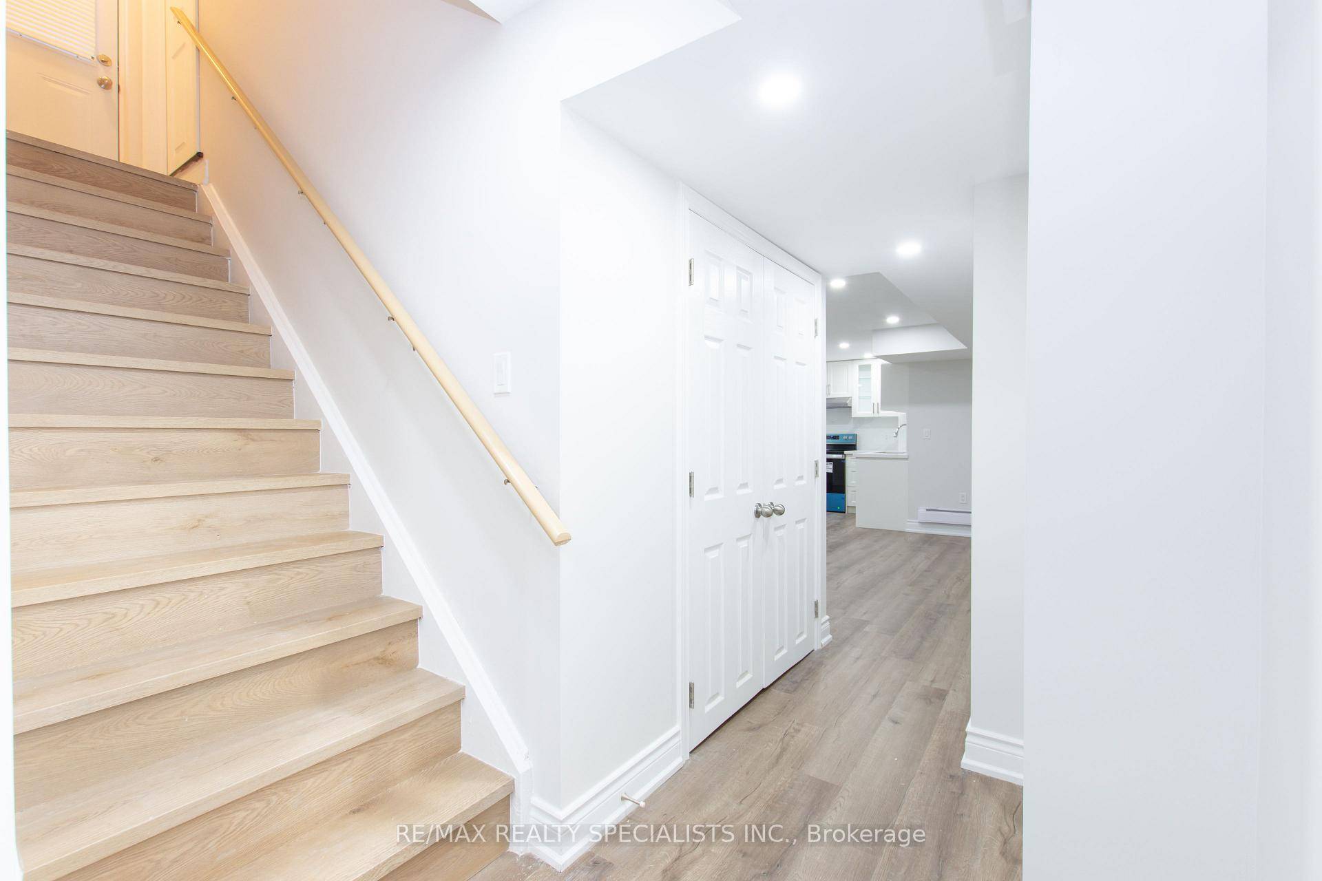 Discover a legally permitted, never lived in basement apartment featuring two large bedrooms, a super finished open concept living room, a high end kitchen, and a spacious washroom.