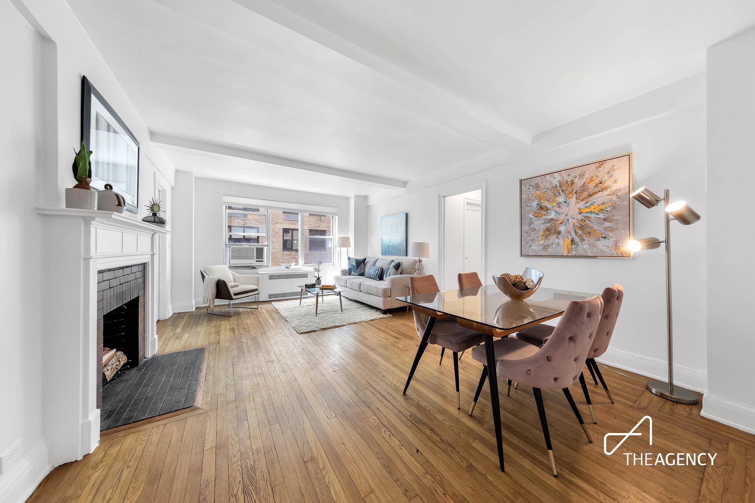 Step into this charming south facing Junior 4 at 424 East 52nd Street, offering a flexible layout with the potential for a second bedroom.