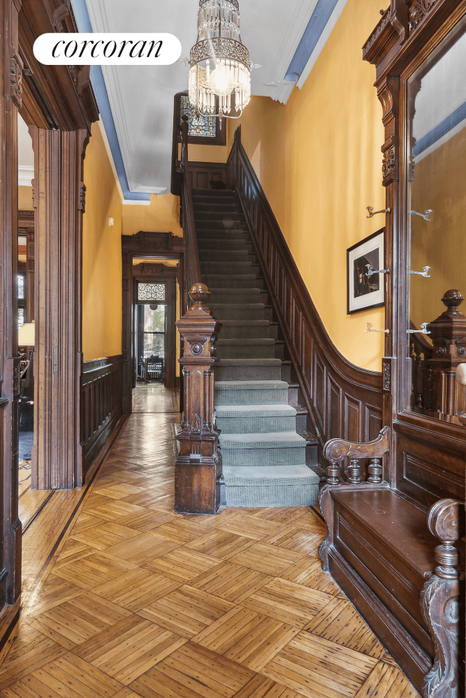 Pristinely maintained Landmarked 2 family Brownstone nestled in the heart of Park Slope boasts historic, timeless details with modern flair.