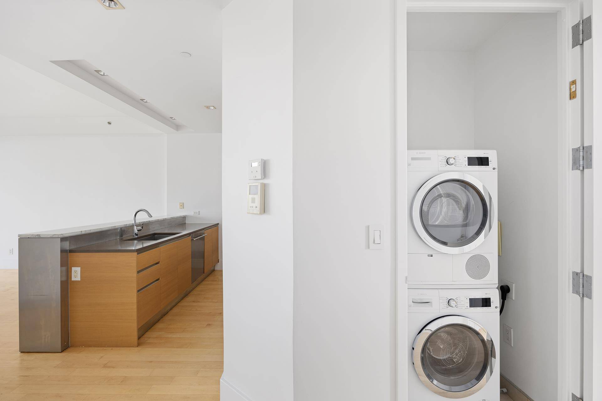 Perched high on the 11th floor of one of Williamsburg's most coveted full service condominiums, Residence 11D at 20 Bayard Street offers a rare combination of style, light, and breathtaking ...