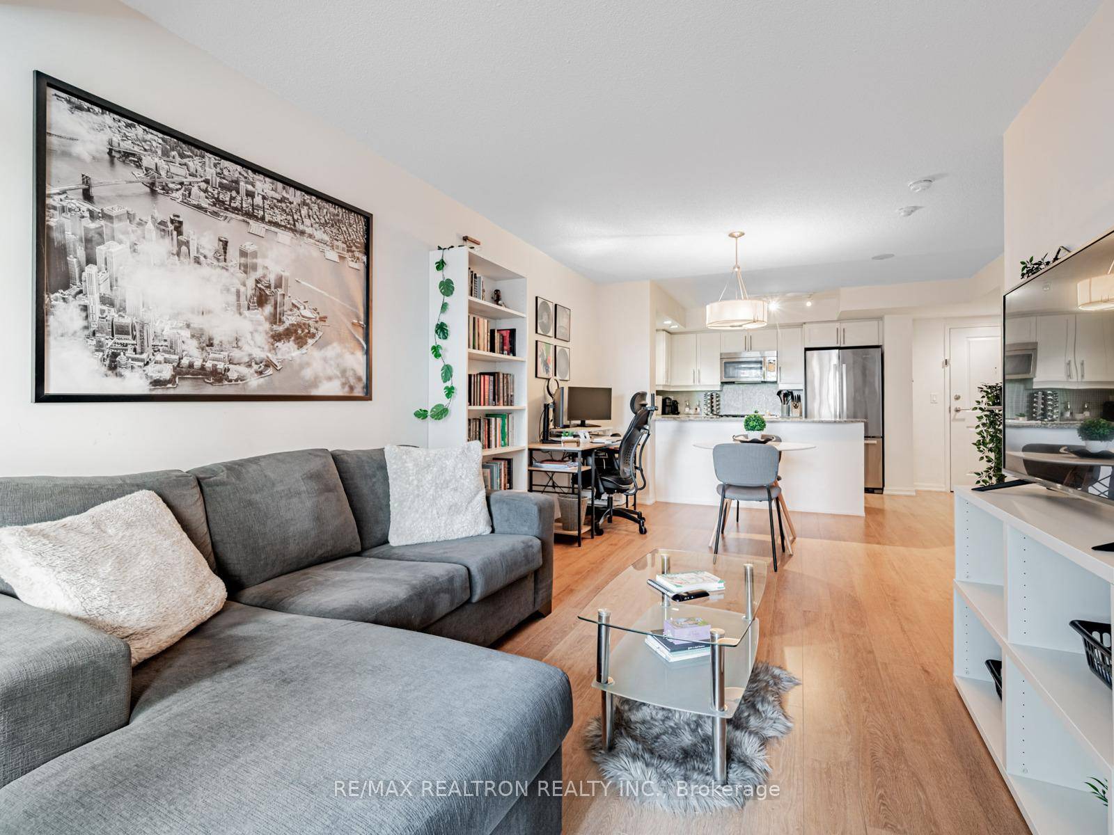 Welcome to 85 East Liberty St, Unit 716 a beautifully maintained 1 bedroom, 1 bath condo offering 650 sq ft of modern urban living in Liberty Village.