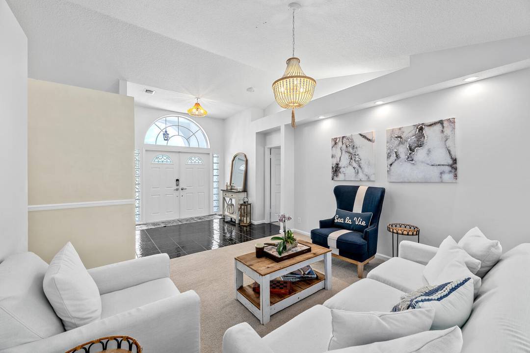 Beautiful Turnkey Furnished 4 bedroom 3 bathroom pool home in highly sought after community of Saddle Trail Park.