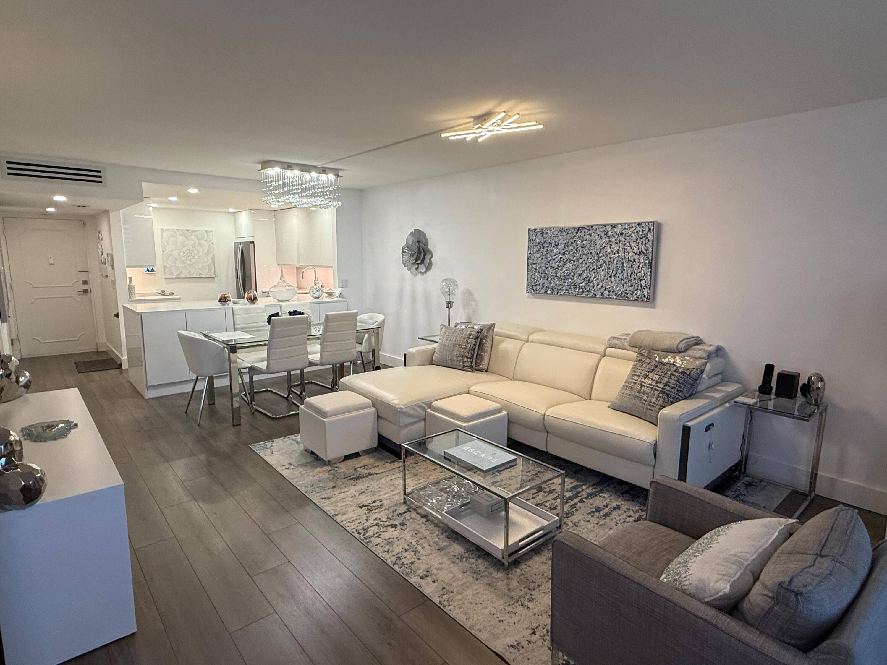 Featuring 100, 000 in upgrades this breathtaking 2 bed, 2 bath apartment is located in East Boca.