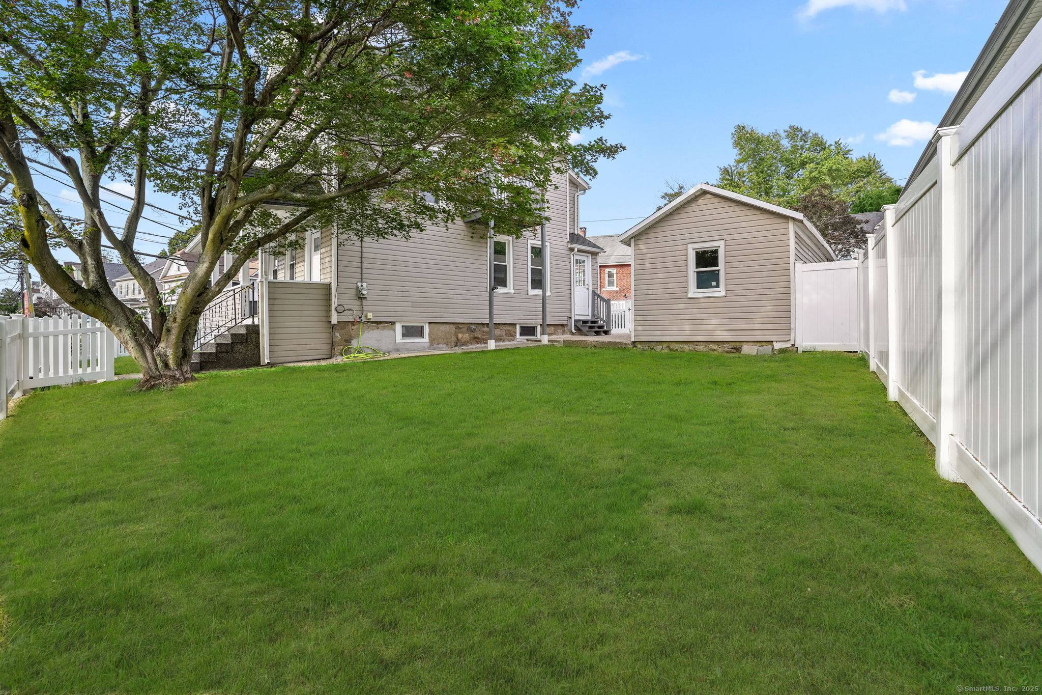 Must See in South Norwalk Fully Renovated 3 Bed, 2 Bath Corner Lot Home with Expansive Yard, Detached Garage Wraparound Porch Welcome to this beautifully updated single family home that ...