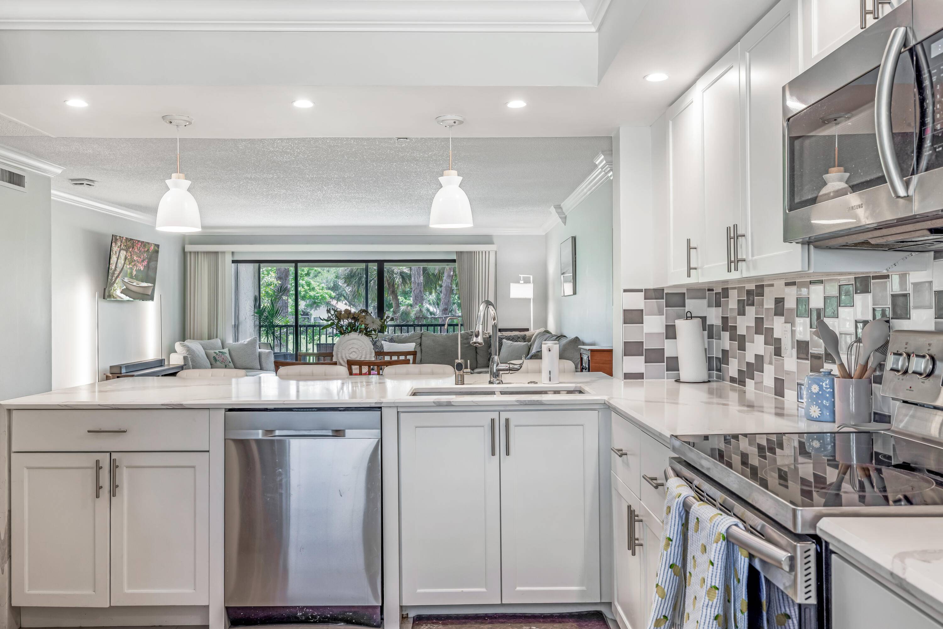 Welcome to 12926 Briarlake Dr 201 a beautifully updated 2 bedroom, 2 bathroom condo nestled in the highly sought after, membership community of Eastpointe.