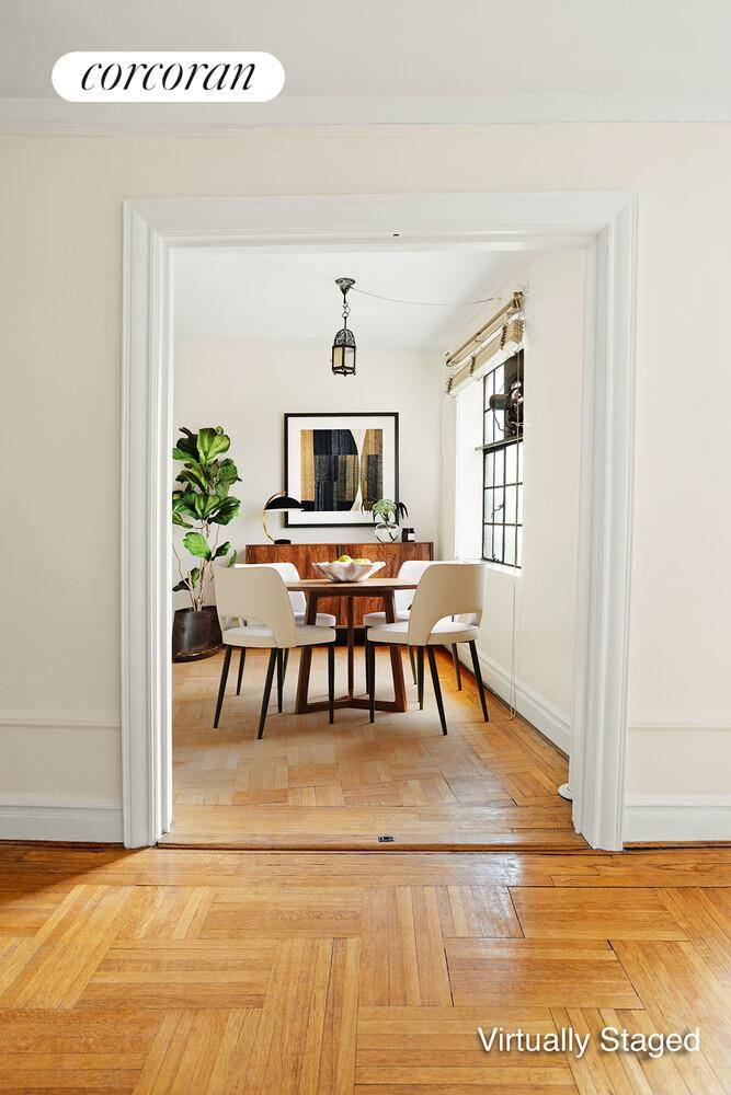 Elegantly proportioned 2 Bedroom home in the much sought after Co op of Hudson View Gardens.