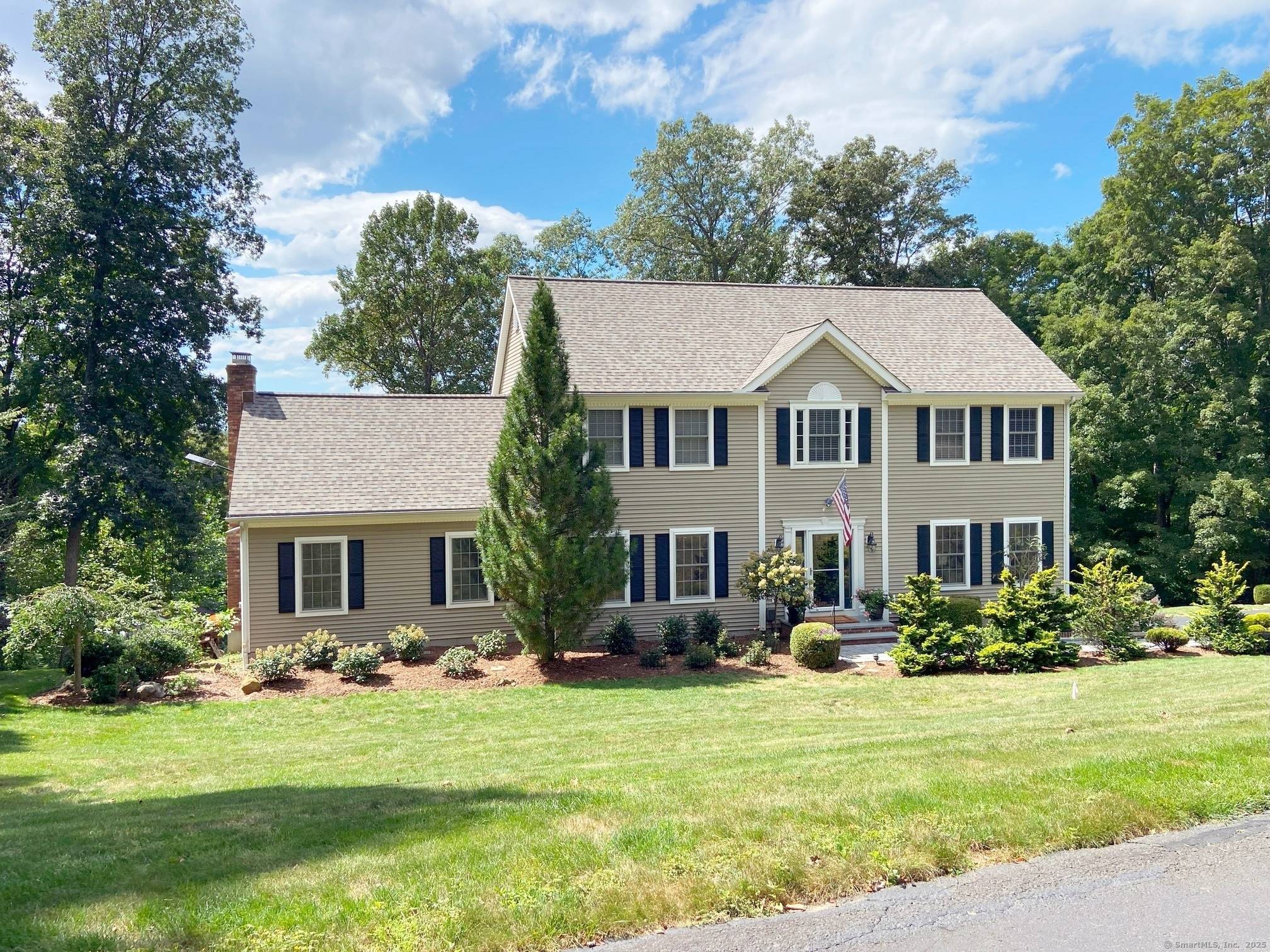 Come enter this beautiful four bedroom colonial located at the end of a private cul de sac in the sought after Alexandra Estates subdivision.