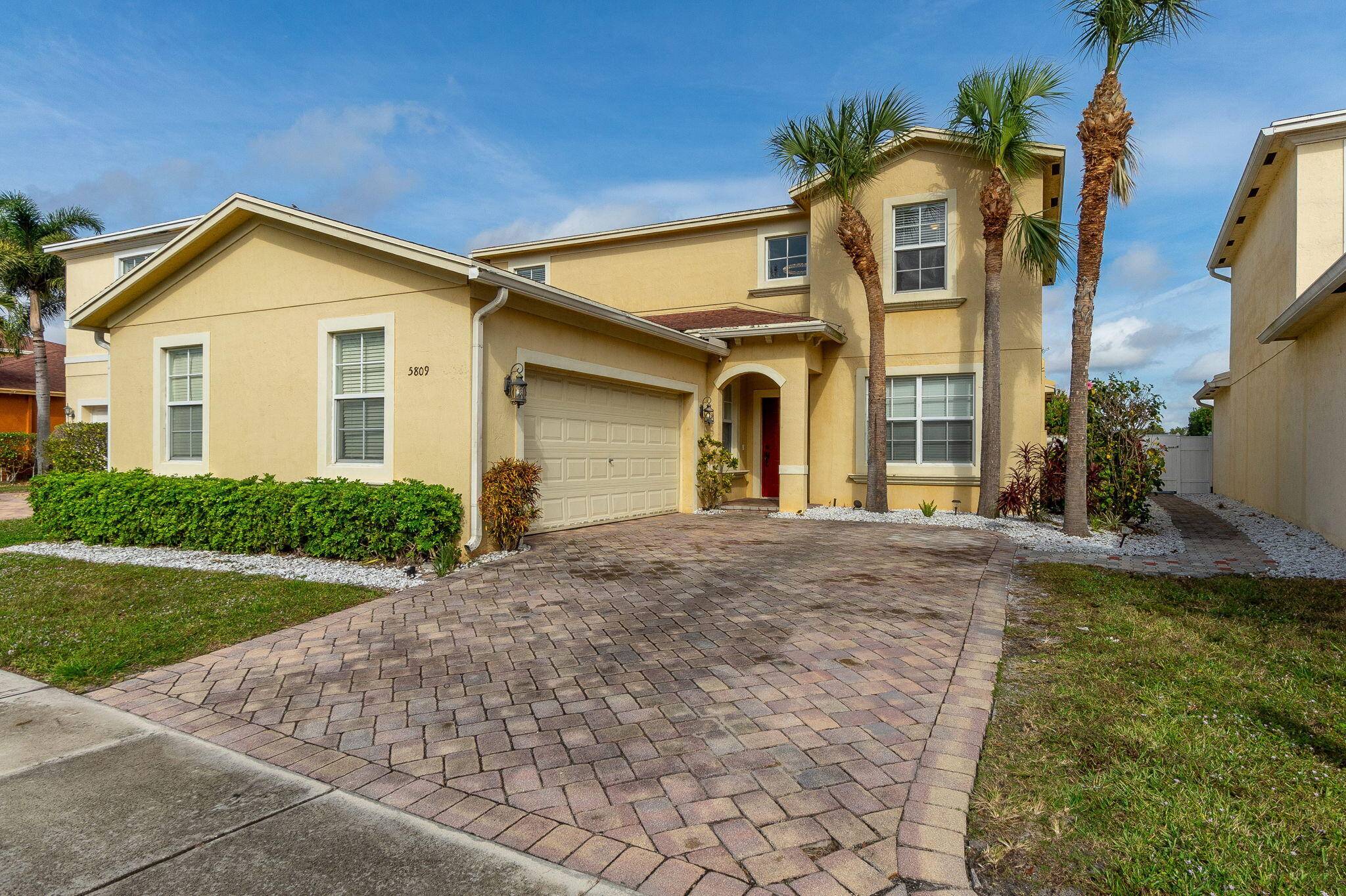 Spacious 4 3. 5 with the master bedroom downstairs.