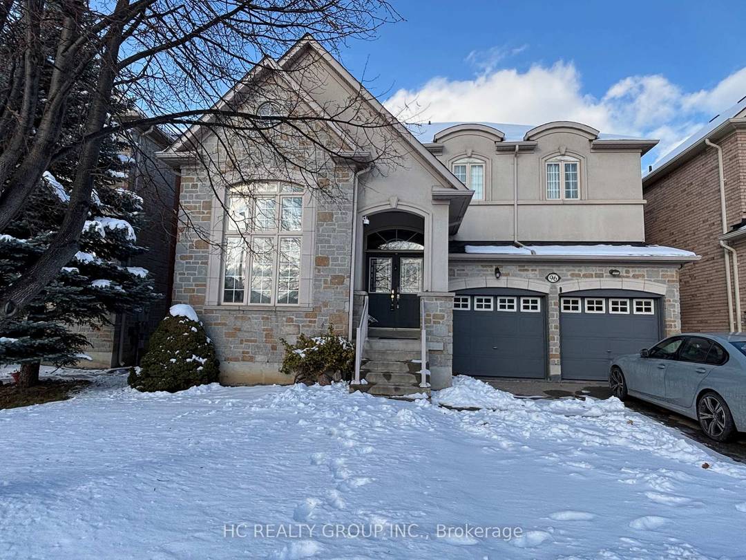 Stunning Unique 5 Bedroom Cozy Home In Prime Thornhill Woods, suitable for large families Rarely Available Forest Hill Model By Aspen Ridge W Gorgeous Stone amp ; Stucco Exterior Elevation ...