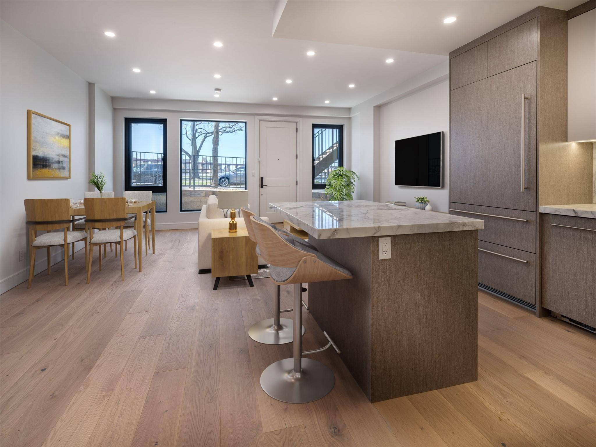 An Inviting Retreat with Private Outdoor Space amp ; Dedicated Parking Spot in the Heart of Astoria.