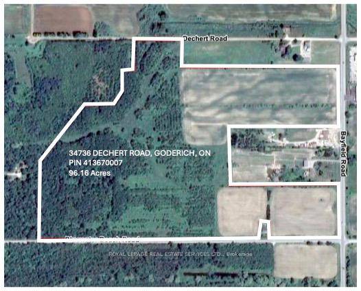 Subject Lands are located within the Settlement Area of the Municipality of Central Huron the Township of Goderich.