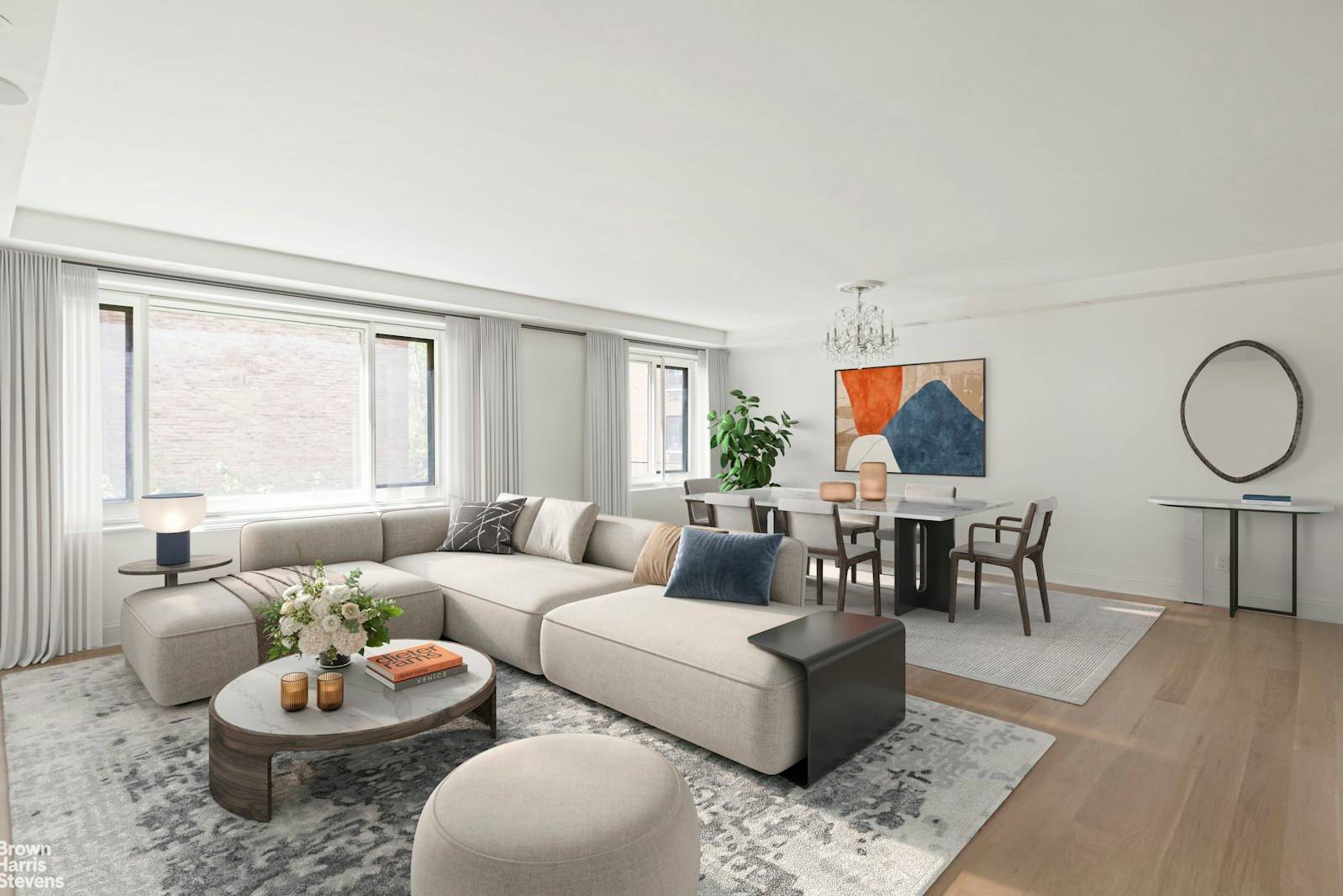 This beautifully renovated two bedroom, two bath condominium offers the perfect blend of modern luxury and urban convenience.