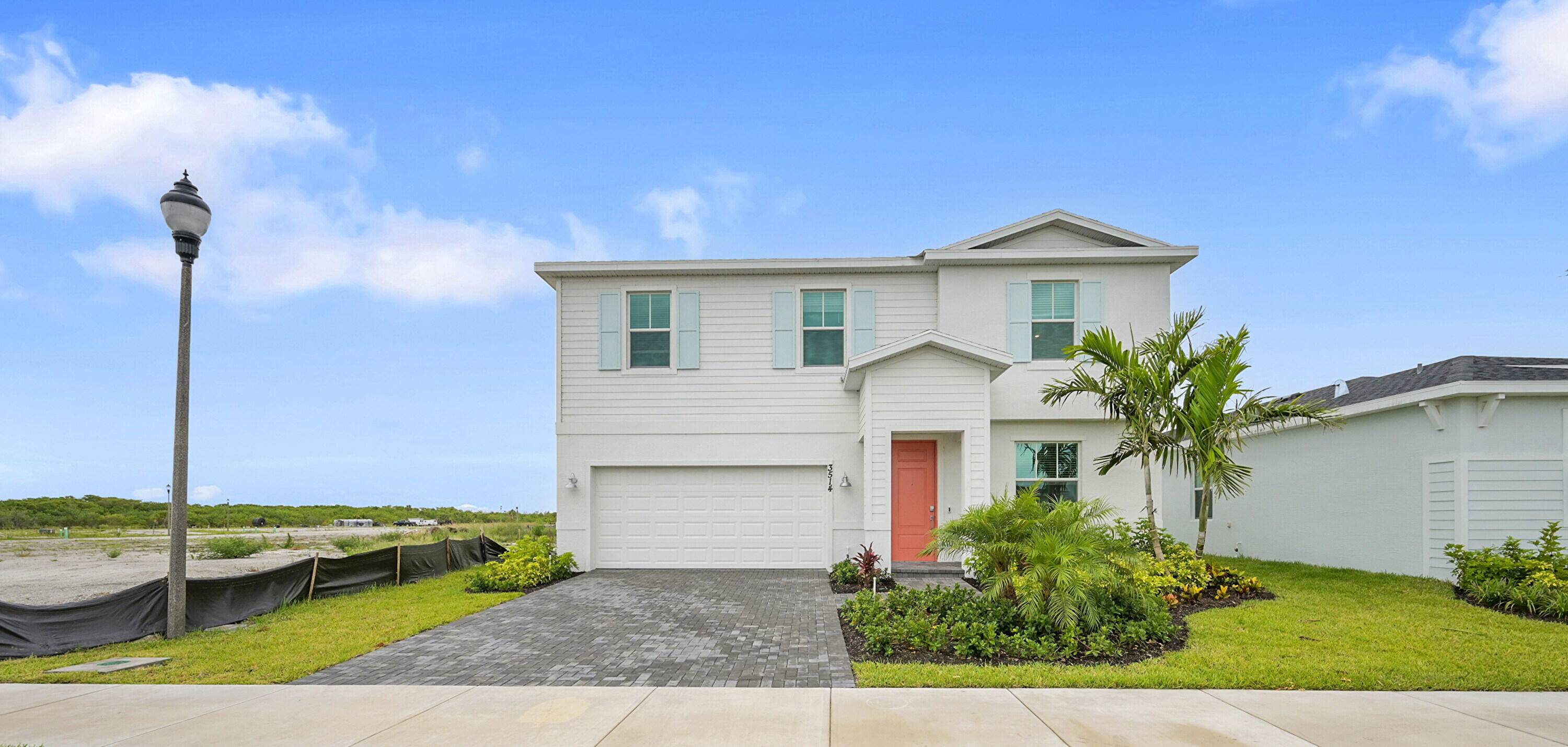 This two story home effortlessly divides space for comfort and privacy.