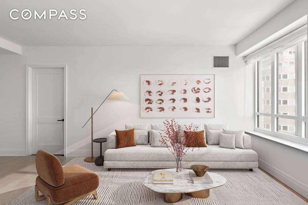 Residence 1008 at The Boerum is a spacious and thoughtfully designed two bedroom, two bathroom home.