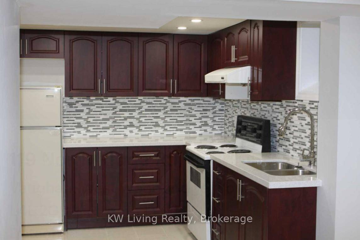Best Location In Vaughan, Rarely Offered Good Sized 3 Bedrooms Basement Apartment With Separate Entrance, Private Kitchen amp ; Ensuite Laundry.
