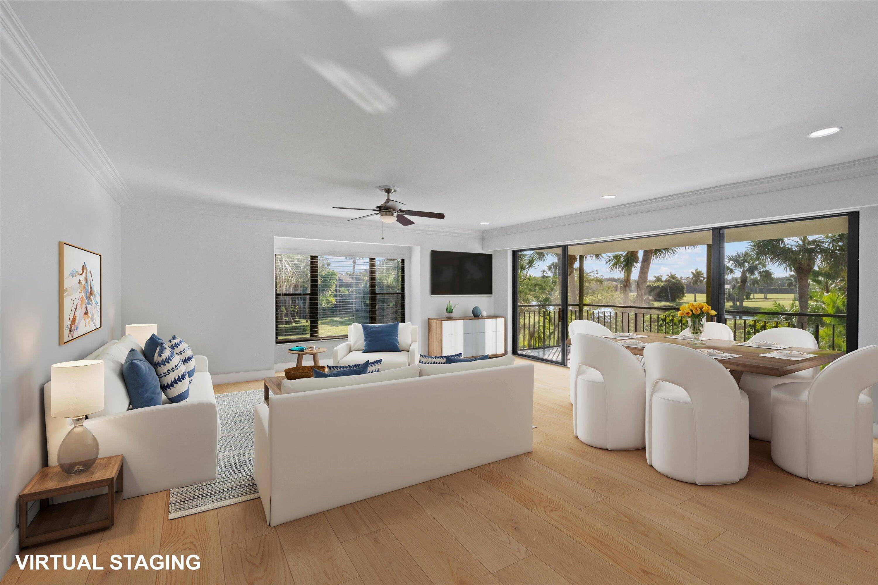 Nestled in Wellington's prestigious Palm Beach Polo and Country Club, this stunning 3 bedroom, 3 bathroom Cowdray Park Condo offers both luxury and convenience.