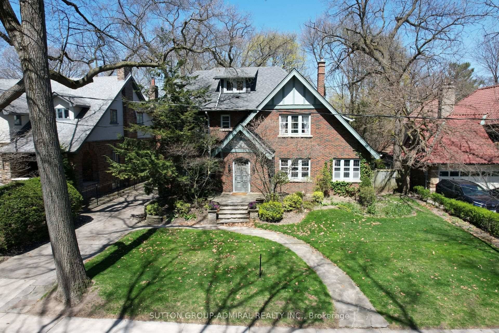 GREAT century house on a RAVINE lot 75' by 380' with SWIMMIMG pool.