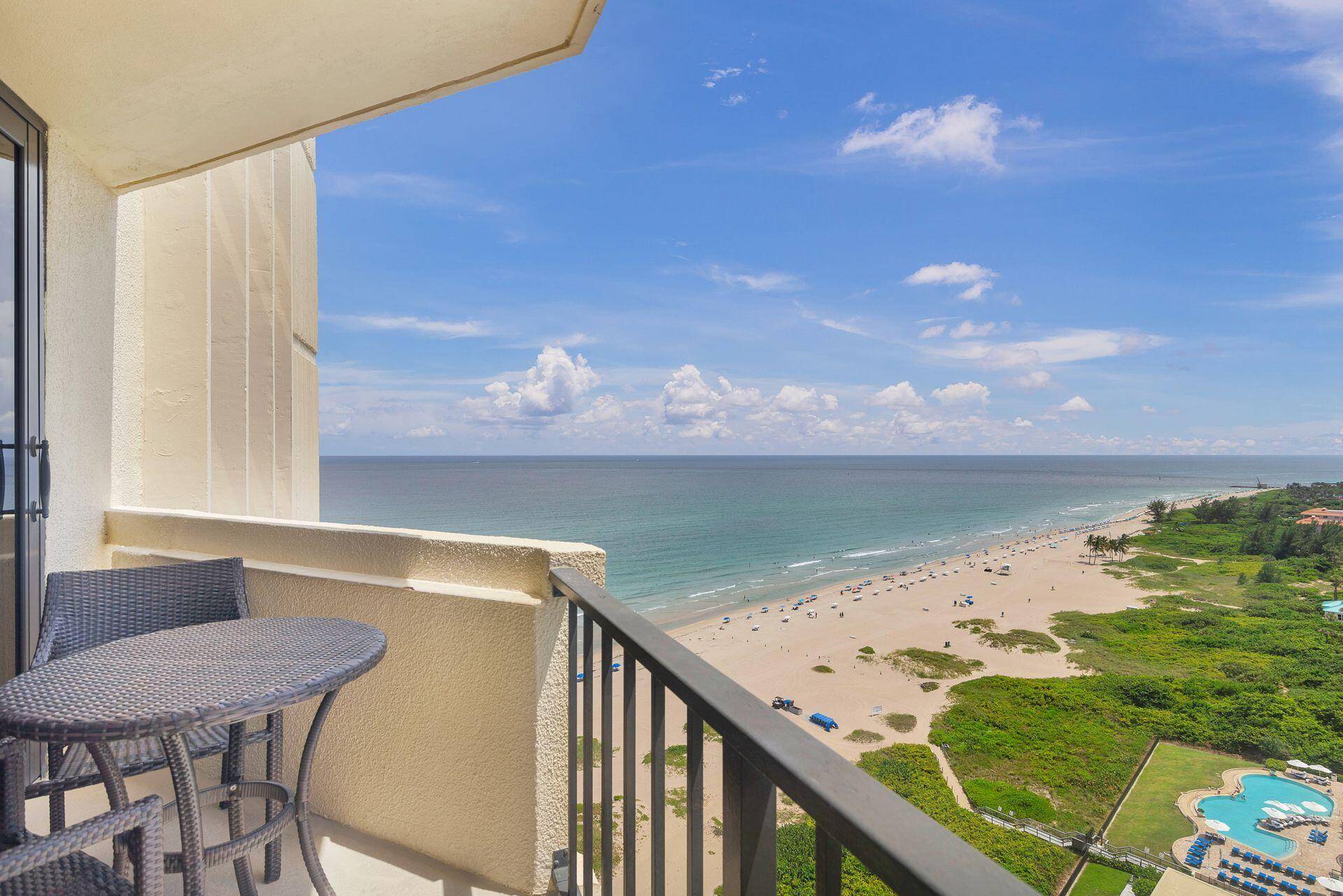 OCEAN VIEW IS SPECTACULAR, as is the Intracoastal view, from this 22nd floor, move in ready, updated, furnished, 2 2 condo !