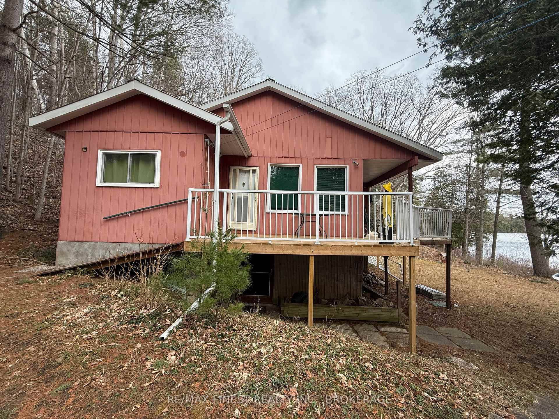 A one owner waterfront home built by current owner to maximize glorious water views of Thirty Island Lake.