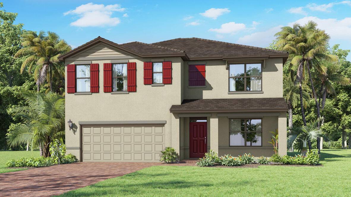Discover the spacious and stylish two story Hayden floorplan at Morningside, Fort Pierce.