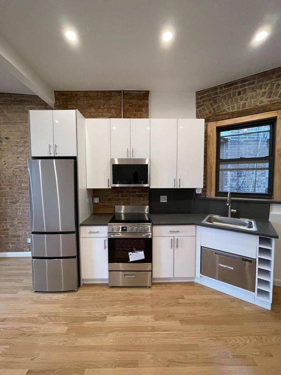 RENT STABILIZED Gut Reno Large 1BR in historic West Village.