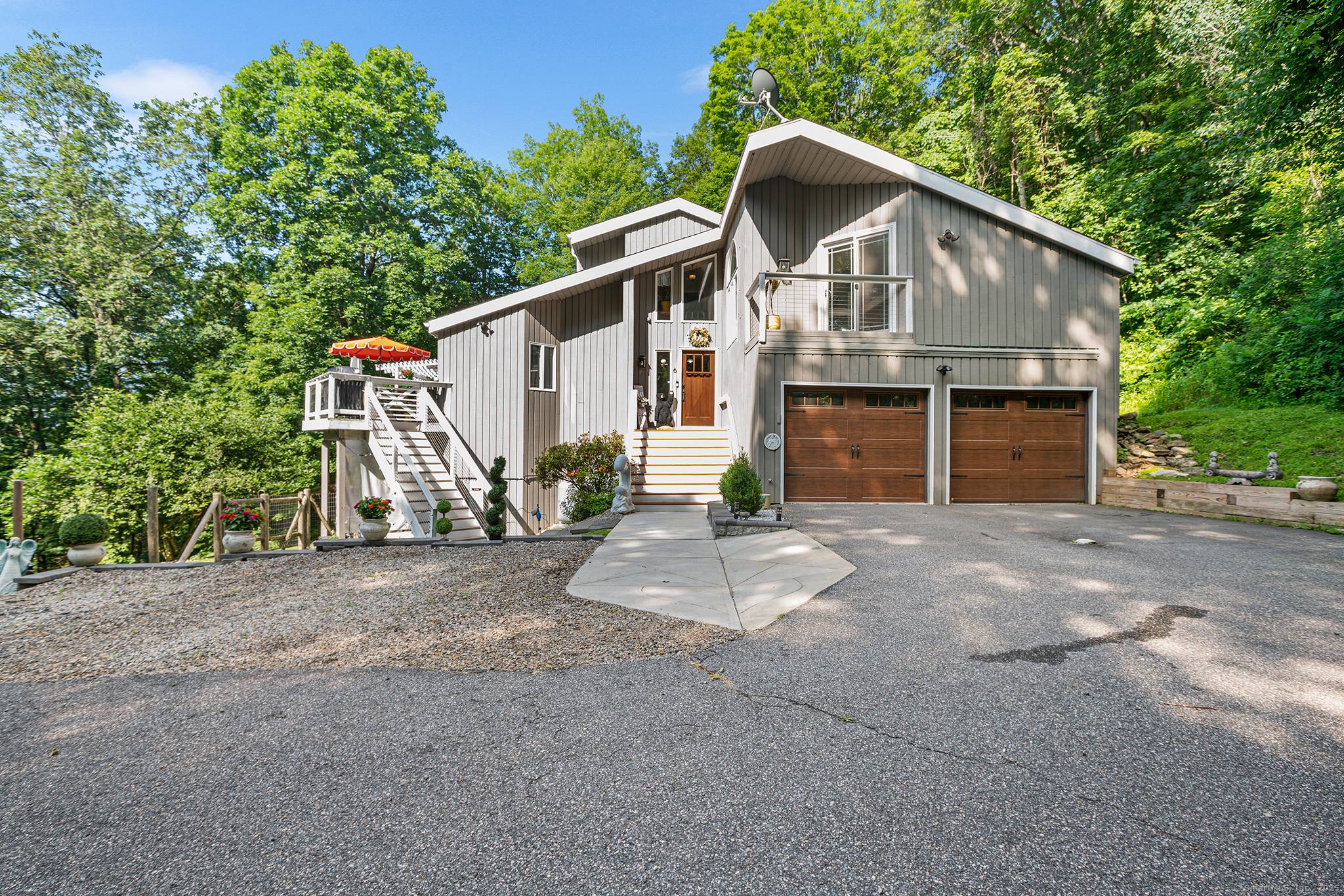 Your private oasis on 2. 93 acres that is only a 5 minute drive from shops, grocery stores, and restaurants, and trails.