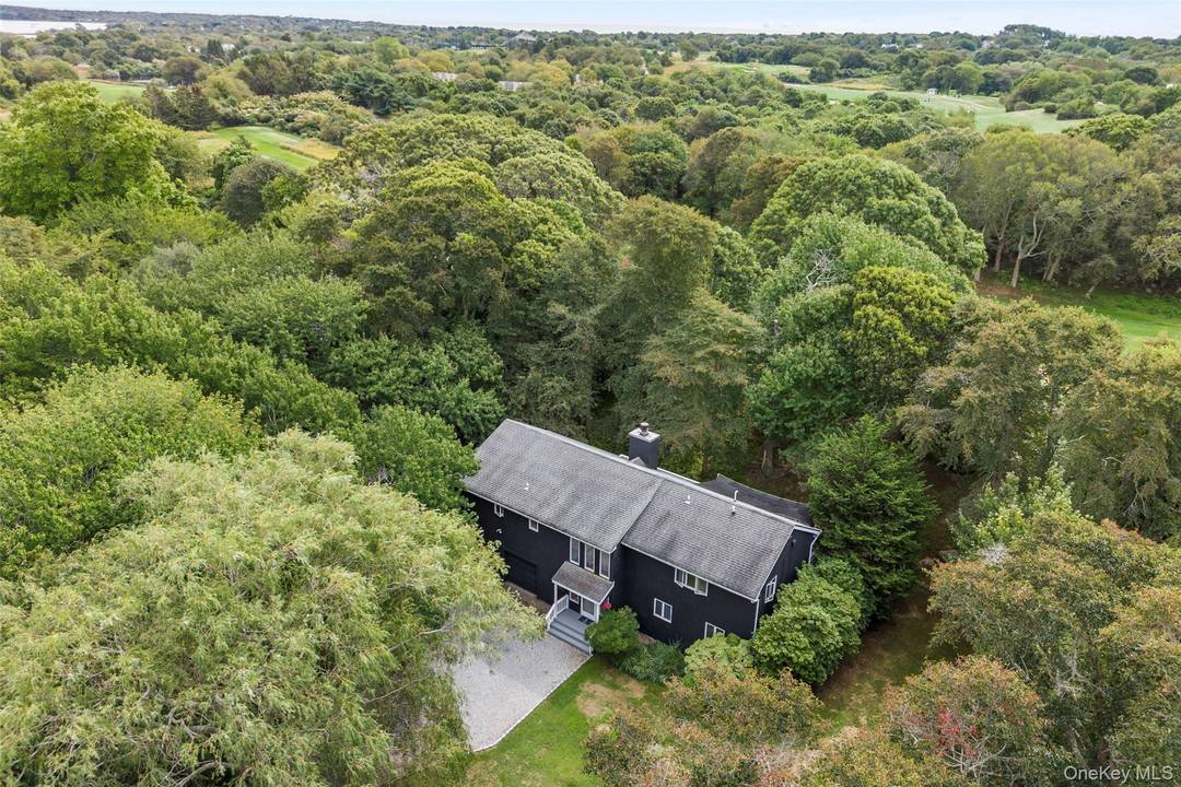 This turnkey Montauk spot sits right up against the 6th fairway at Montauk Downs State Park Golf Course, giving you those clean, open views of the course every day.