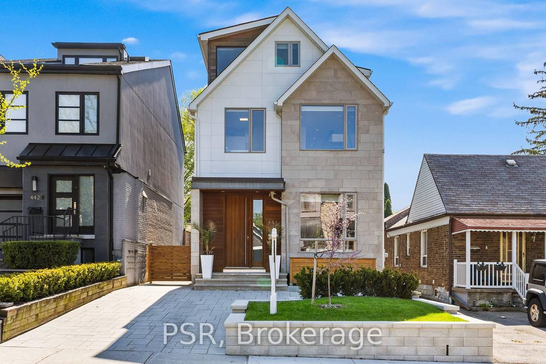 Introducing 444 Winnett Ave, a beautifully updated contemporary sun filled family home offering exceptional living space across four thoughtfully designed levels, ideally located steps to the TTC, Cedarvale Ravine amp ...
