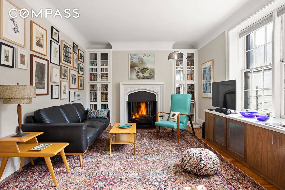 Coveted old world architectural details meld with thoughtful contemporary updates in this renovated three bedroom, two bathroom residence wrapped in leafy views at The Towers one of Jackson Heights most ...