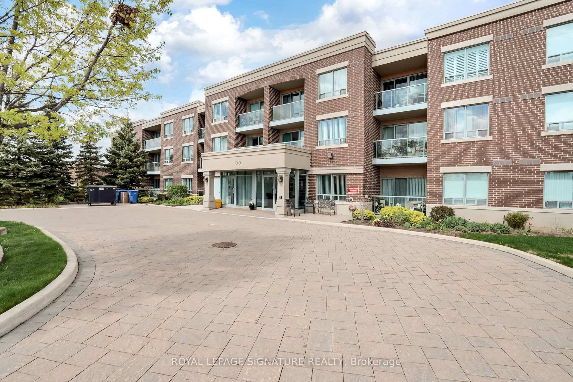 Welcome to 55 Via Rosedale 206, a sunlit, southwest facing 2 bedroom, 2 bathroom corner suite located in Brampton's prestigious Rosedale Village.