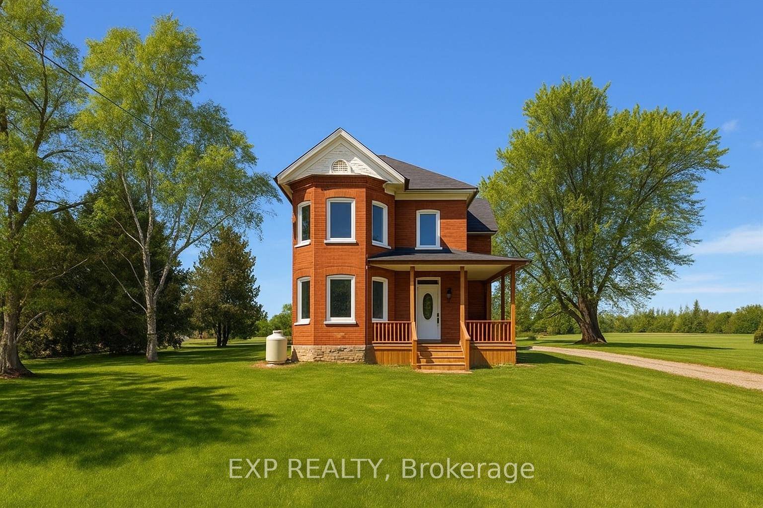 This beautifully updated 2 storey, 4 bedroom all brick century home sits on a serene 3.