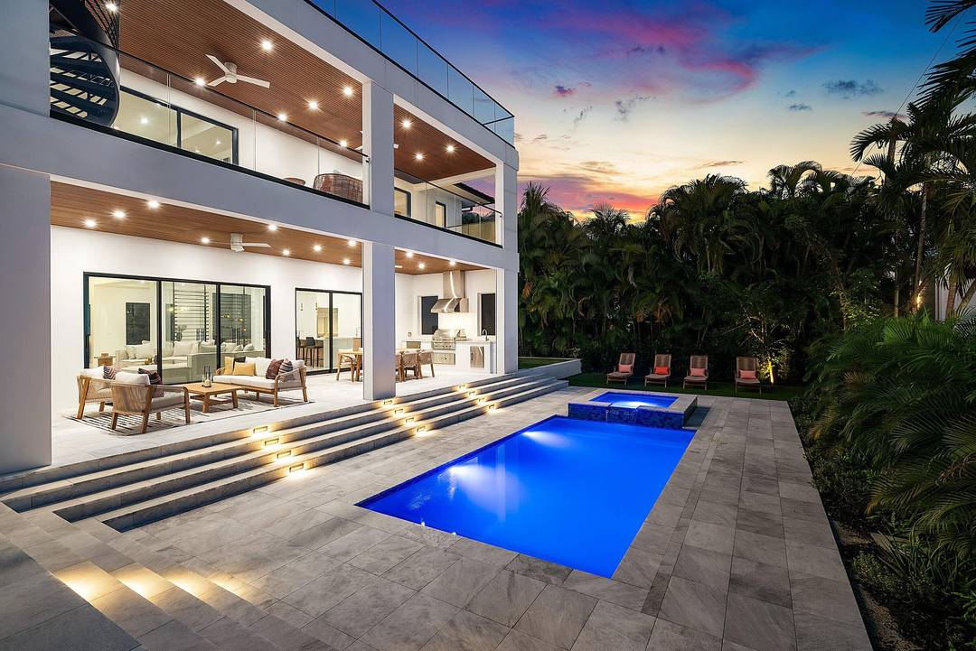 A rare opportunity to experience refined waterfront living with sweeping views of the Intracoastal Waterway from this brand new 2025 masterpiece, privately positioned on a quiet, tree lined street.