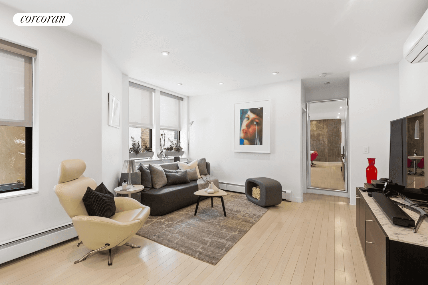 Located in the heart of Hells Kitchen is this fantastic two bedroom, two bathroom unit that has been fully renovated and turn key ready for your enjoyment !