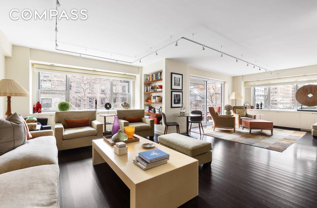 Luxurious Two Bedroom Staff Room Home Office Three Bath at Imperial House Step into sophisticated urban living in this turn key, gut renovated residence at the prestigious Imperial House.