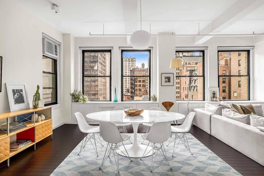 Sun filled NoMad Loft With many rooms to roam, this sprawling NoMad loft delivers floorplan optionality and design potential to create your dream loft.