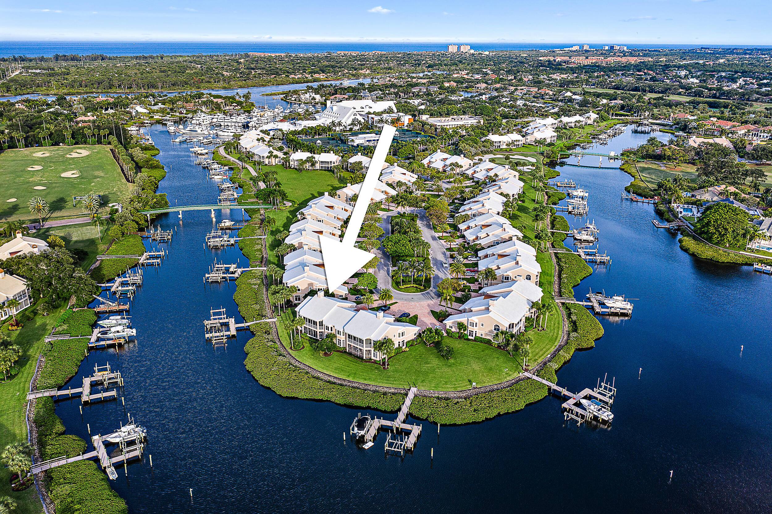 Fabulous rare opportunity to rent in Admirals Cove with expansive spectacular water views and dock.