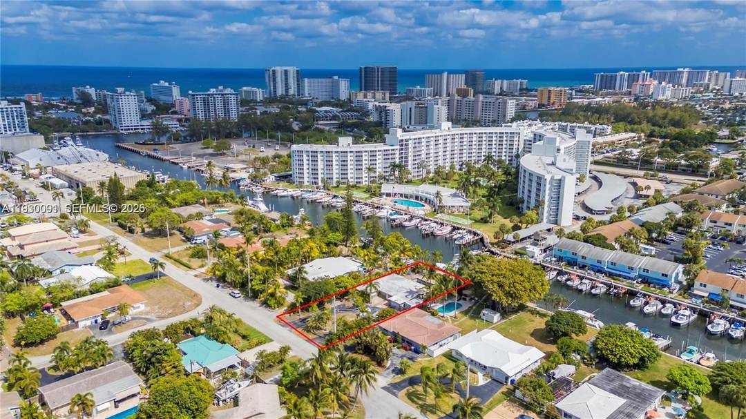 A rare trophy estate lot positioned at the mouth of the Hillsboro Inlet, offering an exceptional opportunity to build a custom waterfront residence.