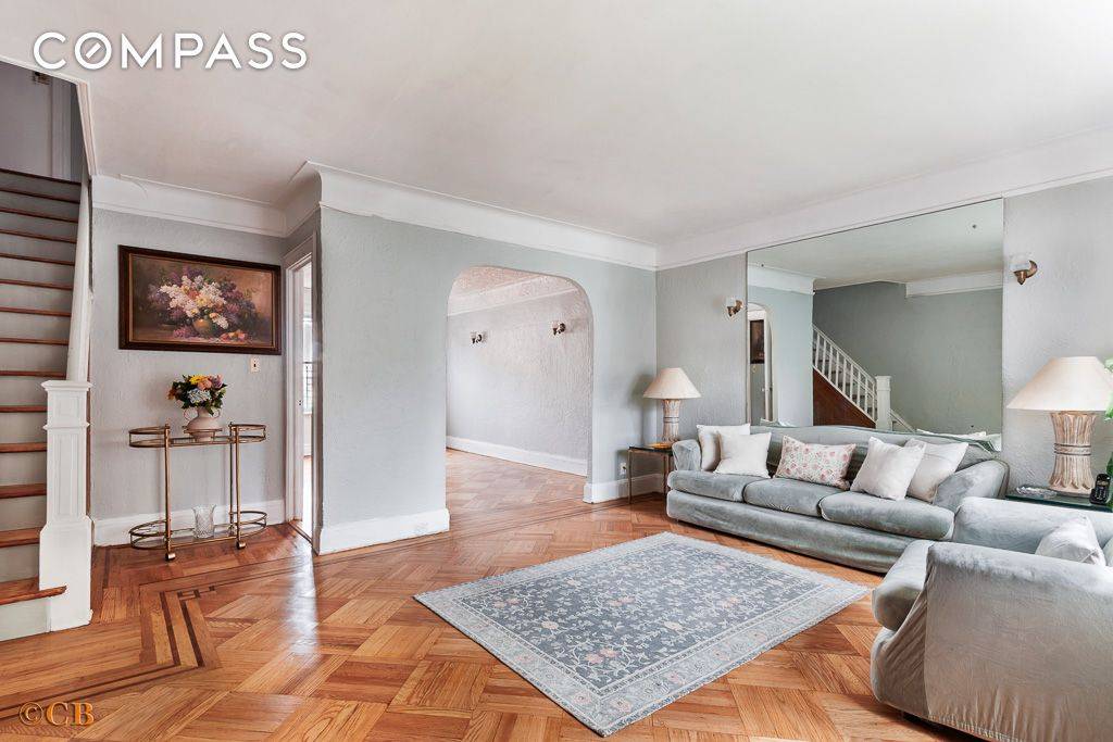 Welcome to 1221 Troy Avenue a classic pre war brick row house nestled on a peaceful, tree lined street in East Flatbush.