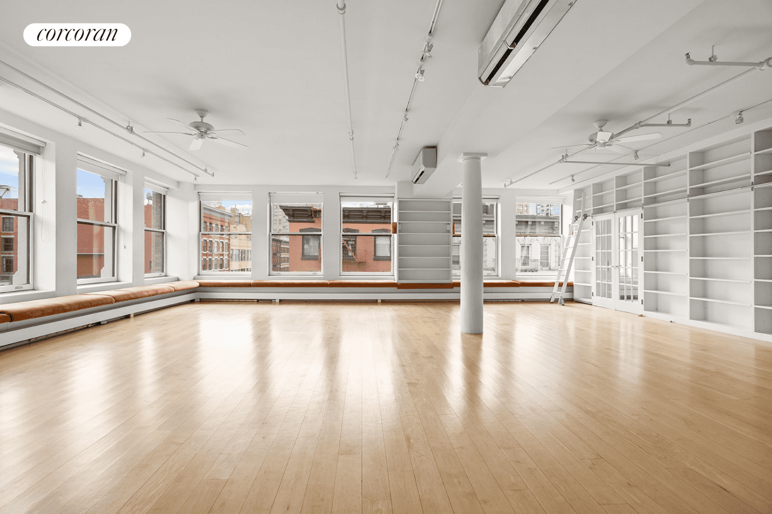A rare opportunity to customize a stunning 2, 400 SF corner loft perched atop one of SoHo's most coveted intersections.