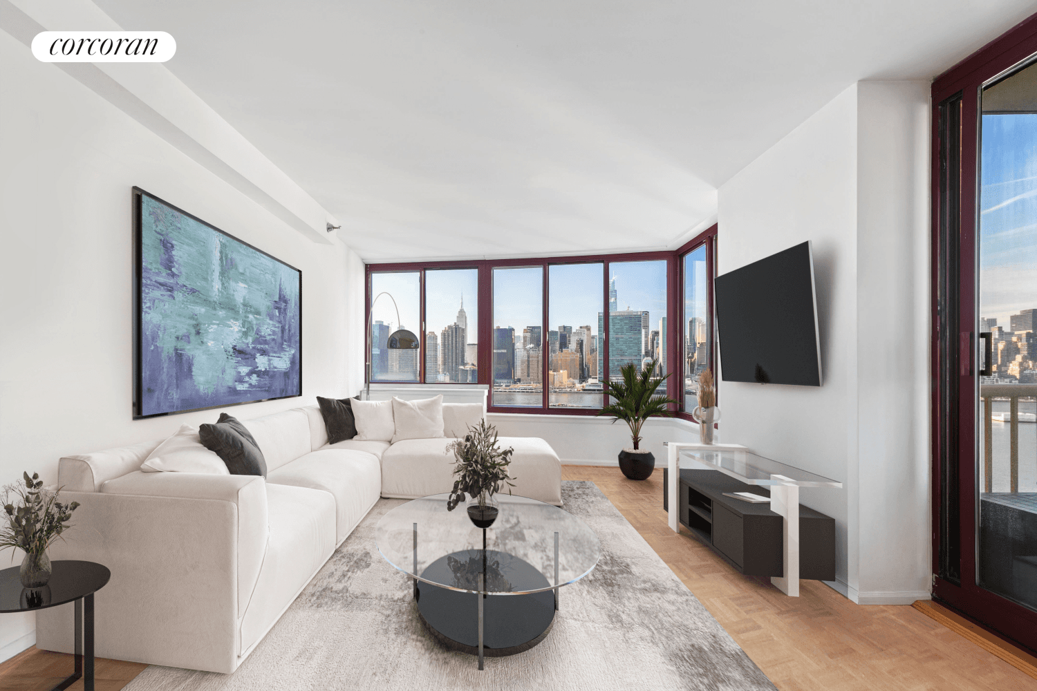 Just Listed Rare Waterfront Residence with Direct Manhattan Skyline Views A coveted B line corner home in Citylights with unobstructed skyline and river views a rare opportunity to own in ...