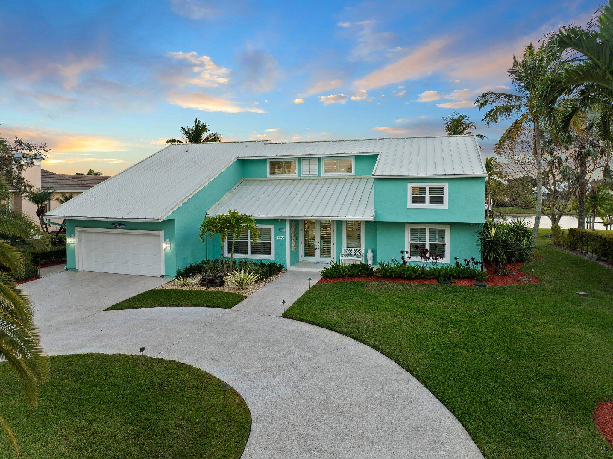 Bring your yacht ! Nestled in the exclusive, gated Viking's Landing waterfront community, this completely updated luxury estate offers privacy breathtaking views.