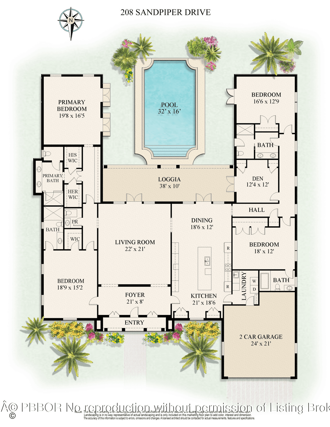 Nestled in the coveted North End of the island, 208 Sandpiper is a coastal regency that blends traditional Palm Beach elegance with modern luxury.