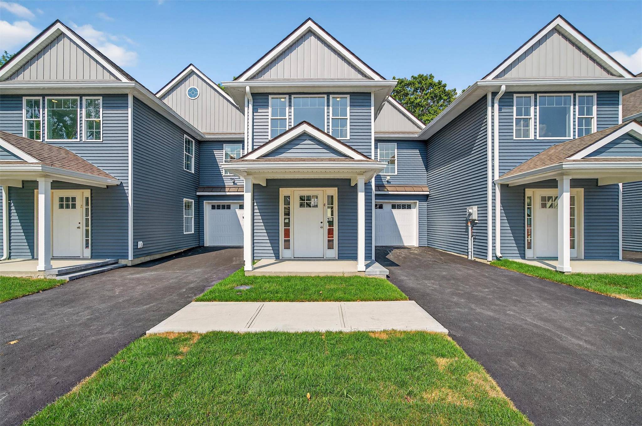 Nestled in Goshen's historic village stands a newly constructed townhome tailored for those 55 and older, blending modern luxury with effortless maintenance.