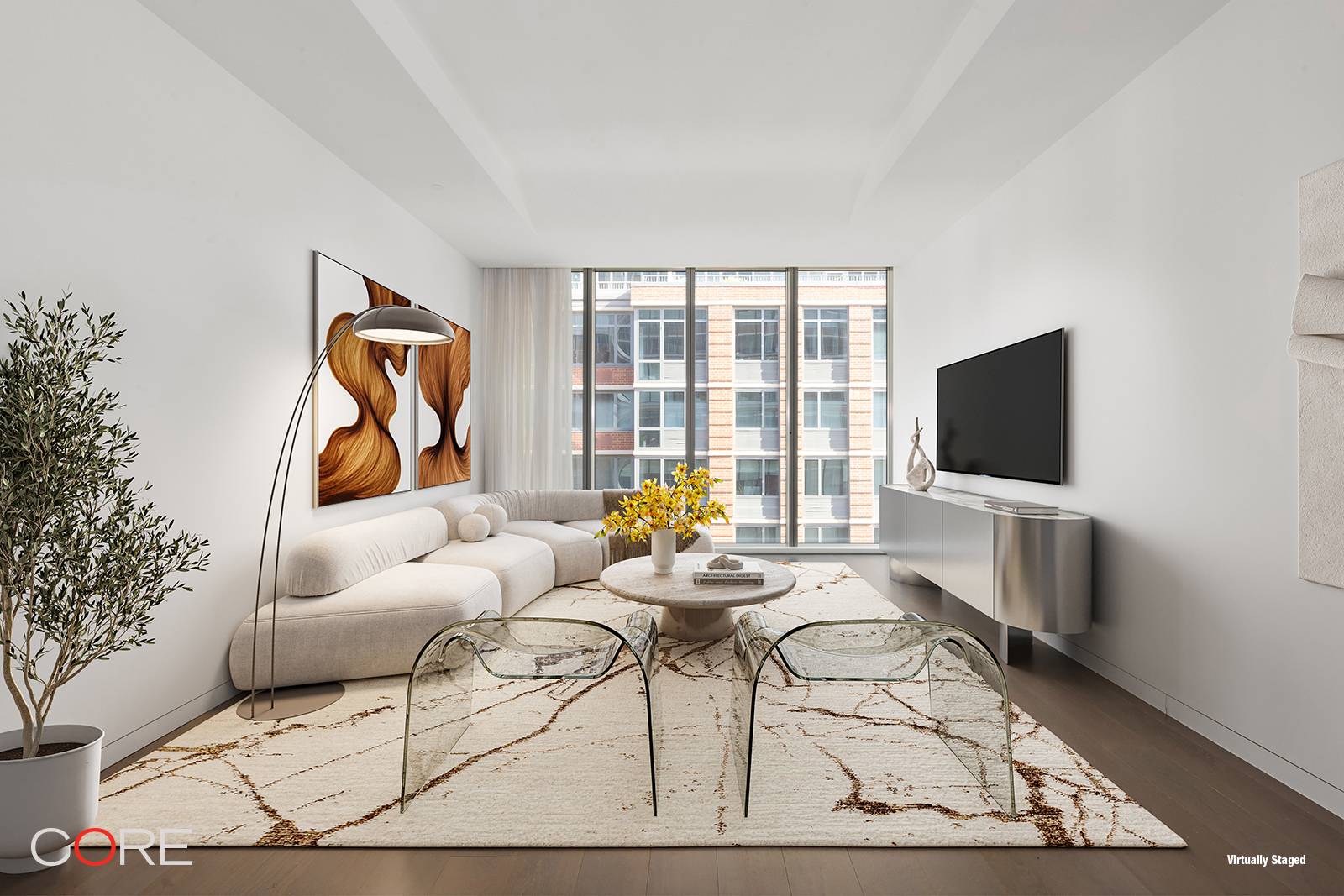Presenting the opportunity to live in Zaha Hadid s 520 West 28th, is this 1, 717 SF, two bedroom, two and a half bathroom home in West Chelsea.