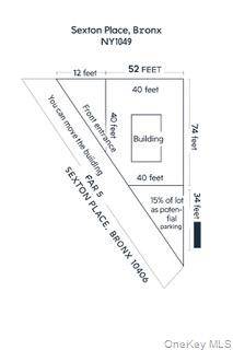 VACANT LOT R5 Zoned, offering the possibility of building either a one family or two family home, subject to all required approvals from the City of New York, Bronx County.