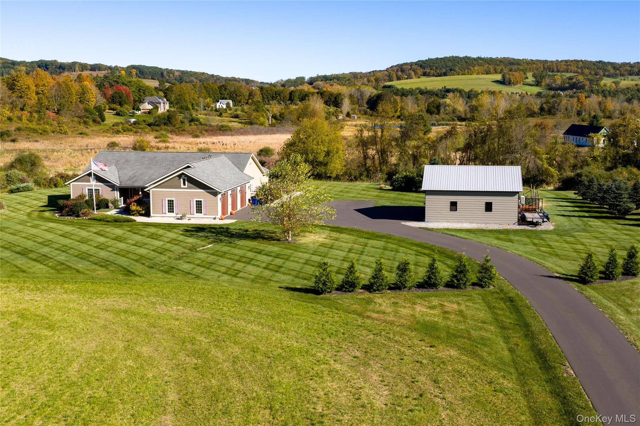 Beautiful Ranch with Scenic Country Views and Exceptional Accessibility Set on a picturesque open parcel with sweeping views of rolling country hills, this impeccably maintained ranch style home offers both ...